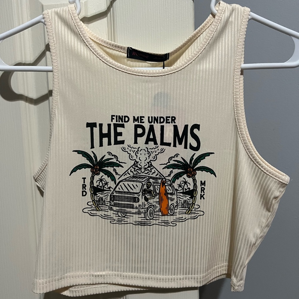 basic graphic summer tank